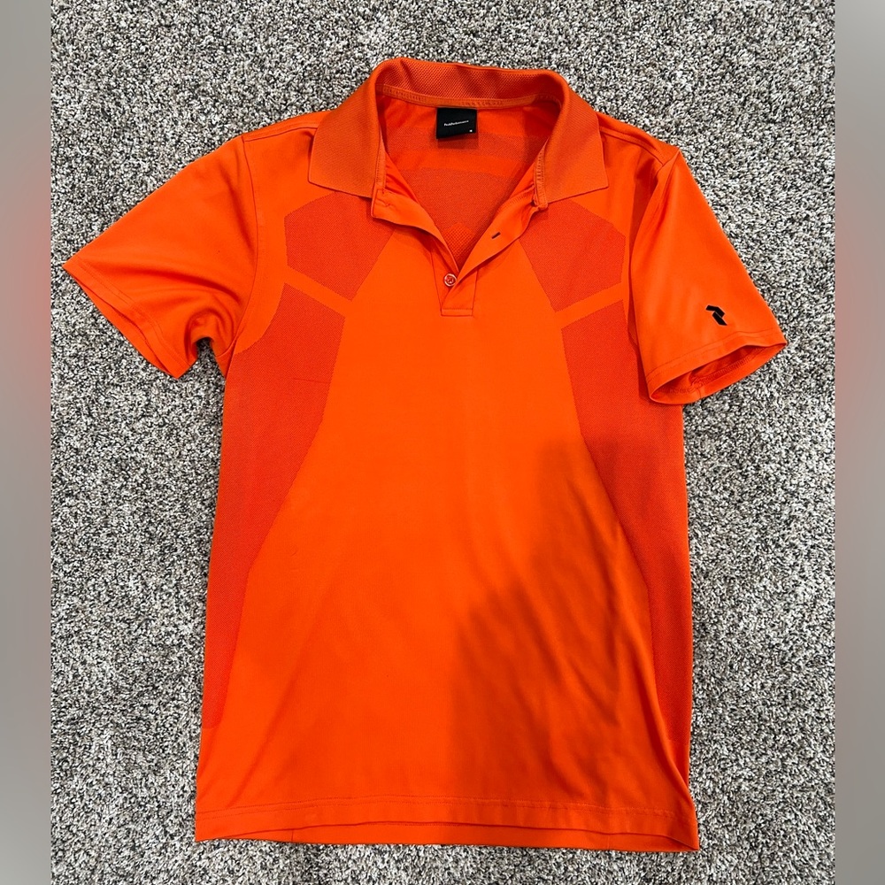 Peak Performance of Sweden polo size m orange